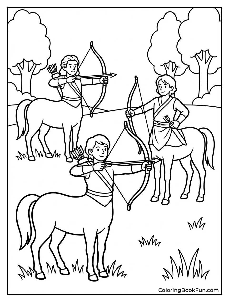 Centaurs Shoot Arrows