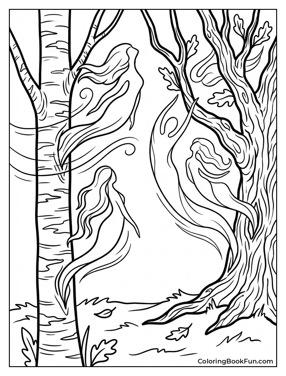 Dryads Dance from Trees