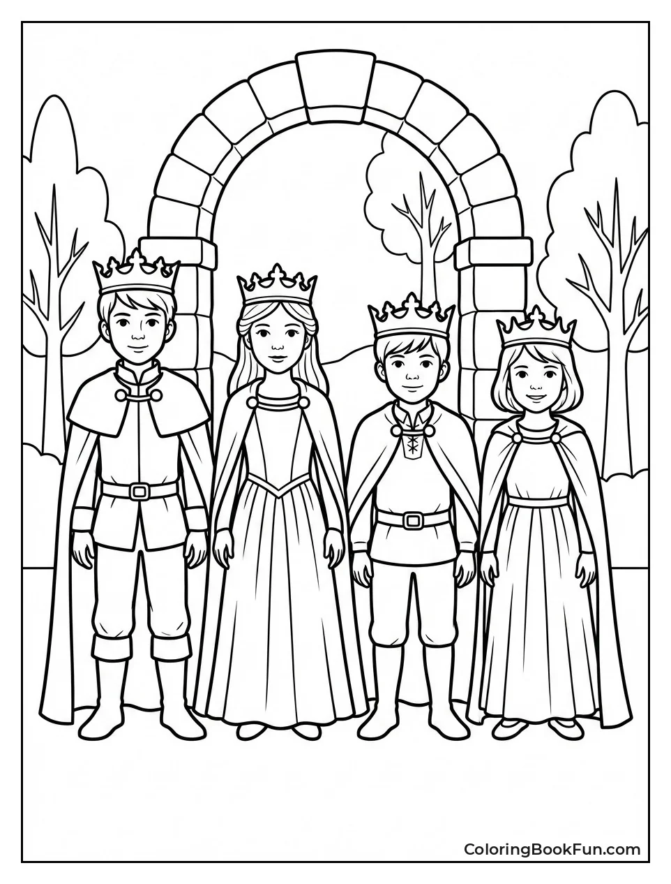 Pevensie Kings and Queens