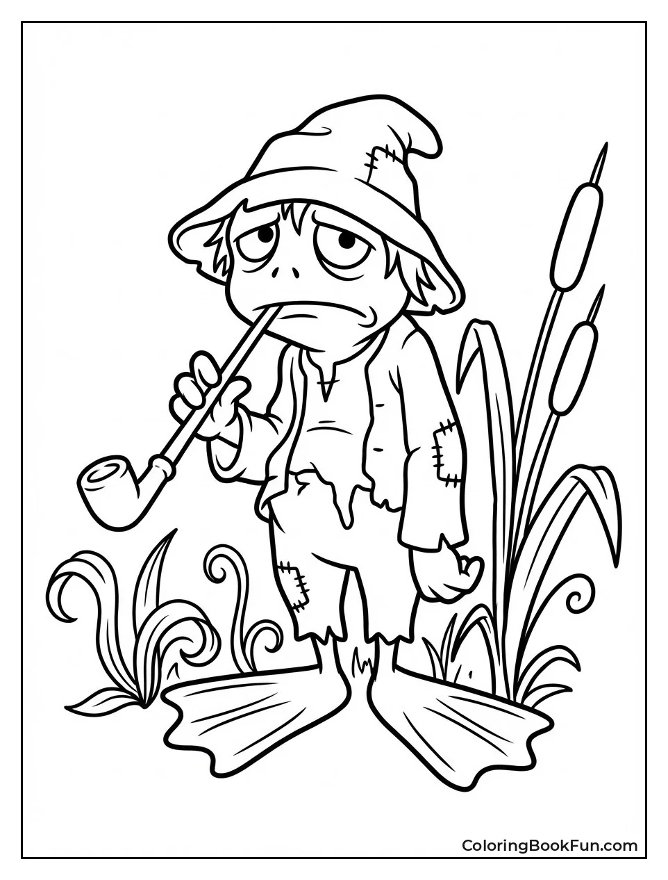 Puddleglum Smokes Pipe