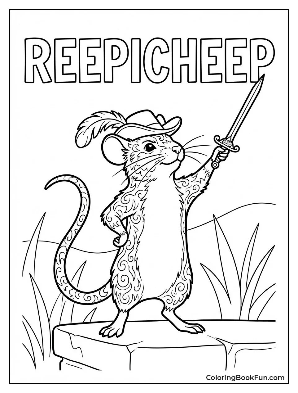 Reepicheep Raises Sword
