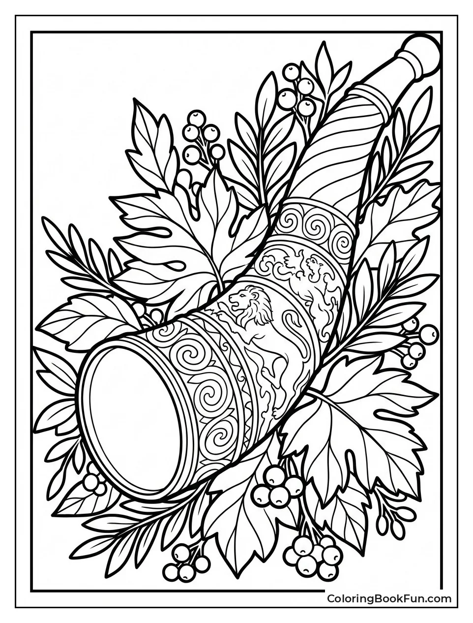 Susan's Carved Magic Horn