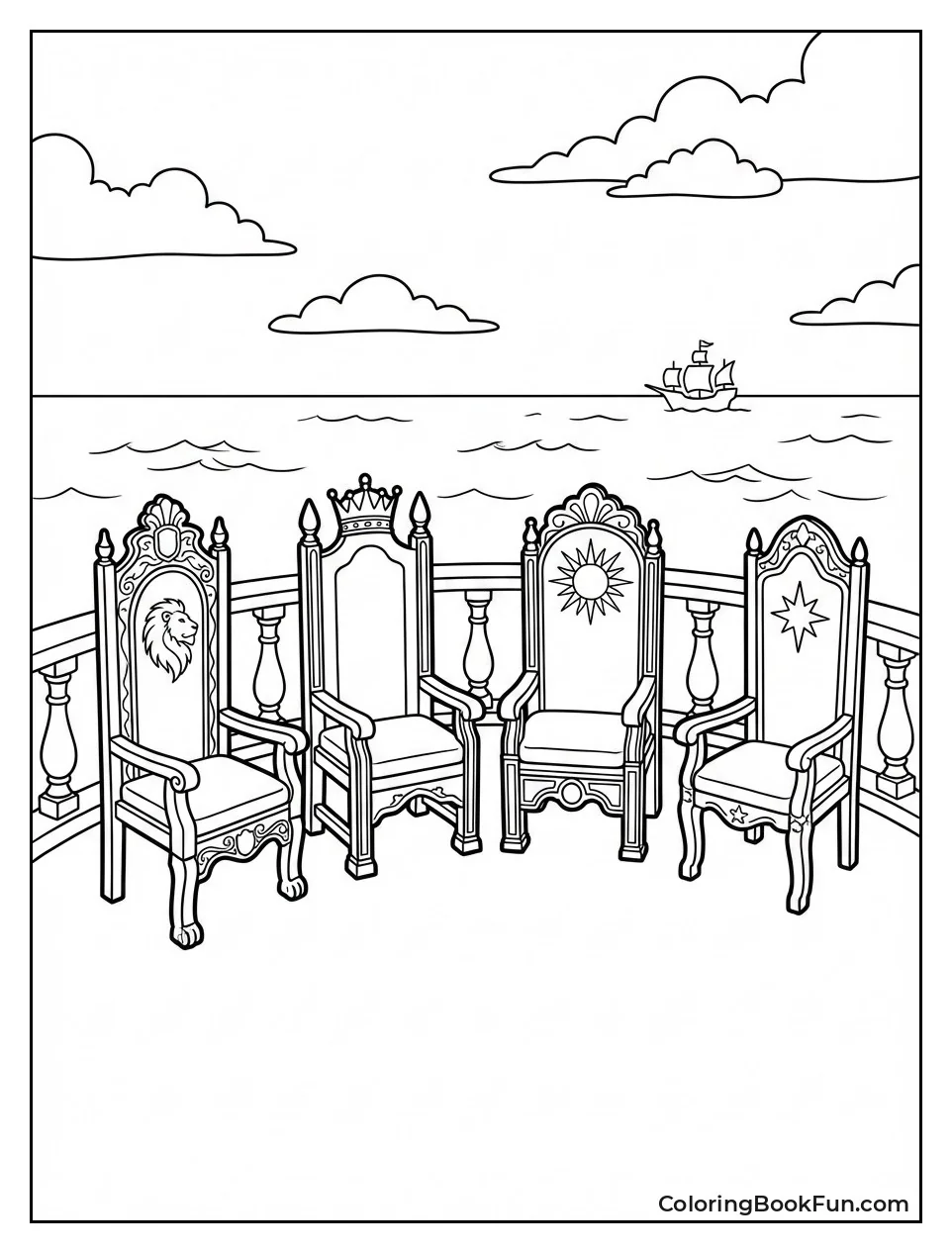 Four Thrones by Sea