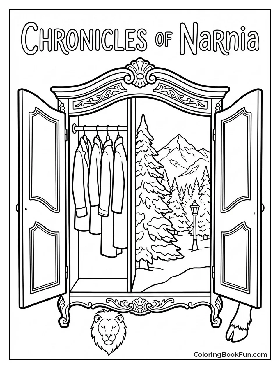 Wardrobe Opens to Narnia