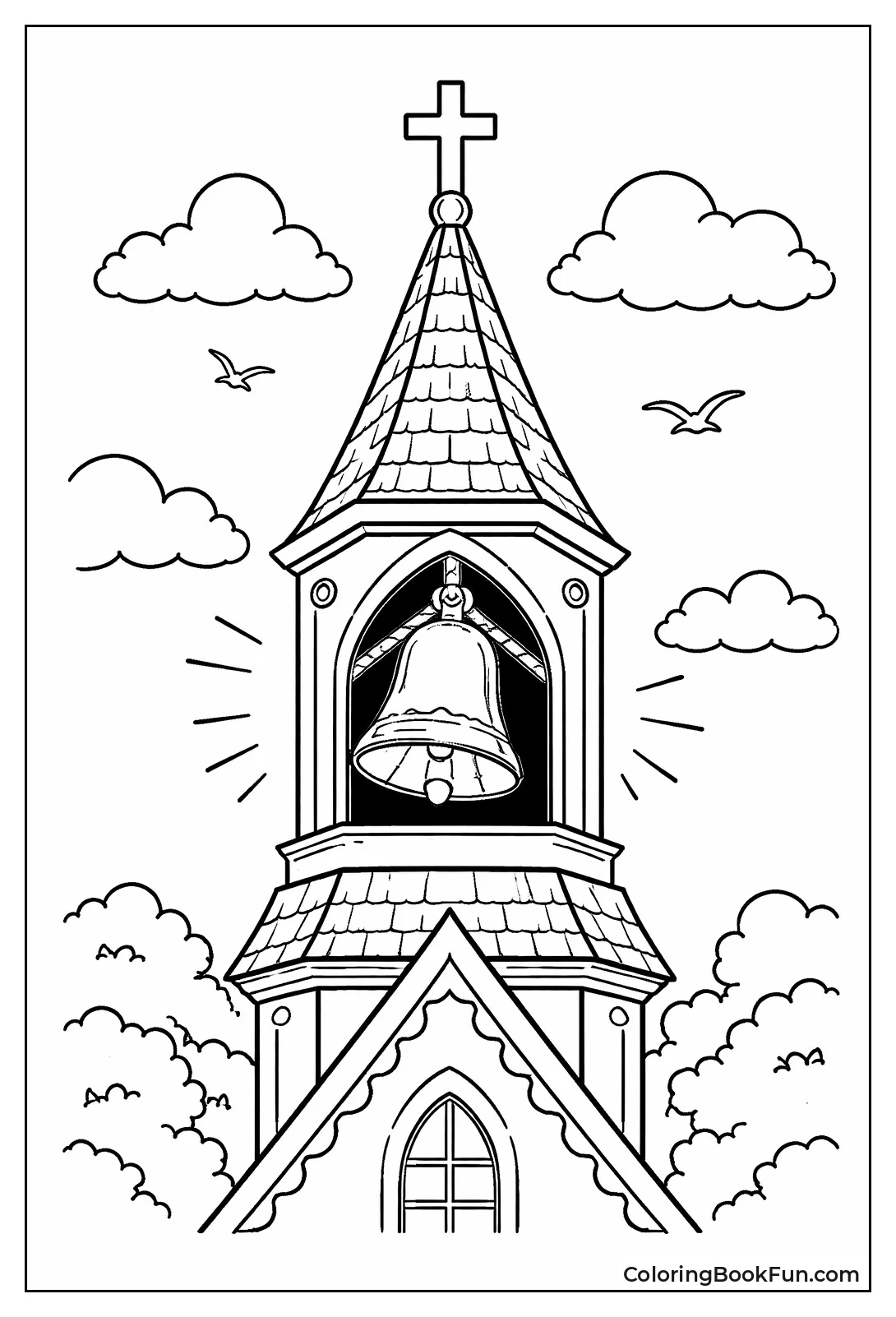 Church Bell in Tower