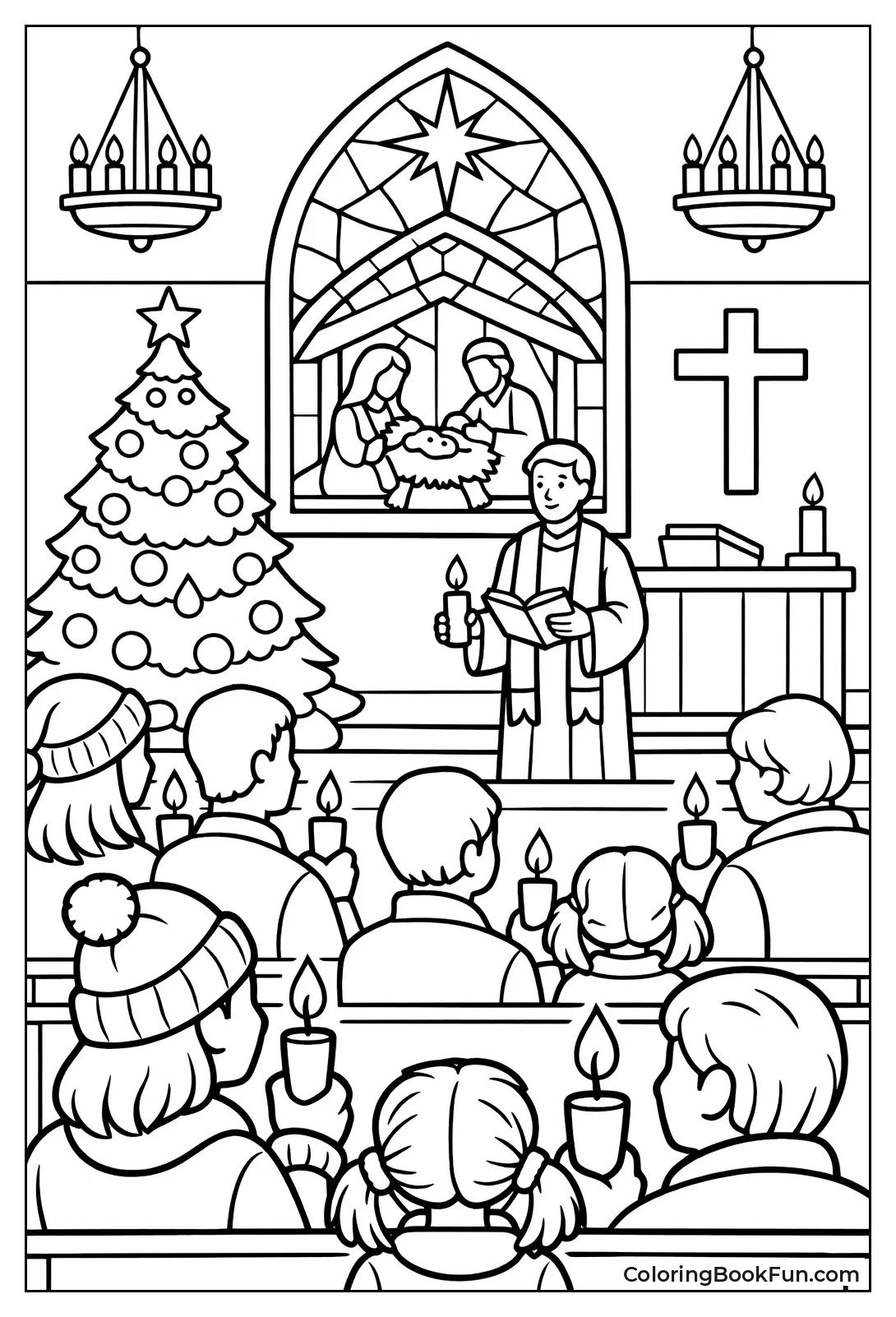 Candles Glow at Christmas