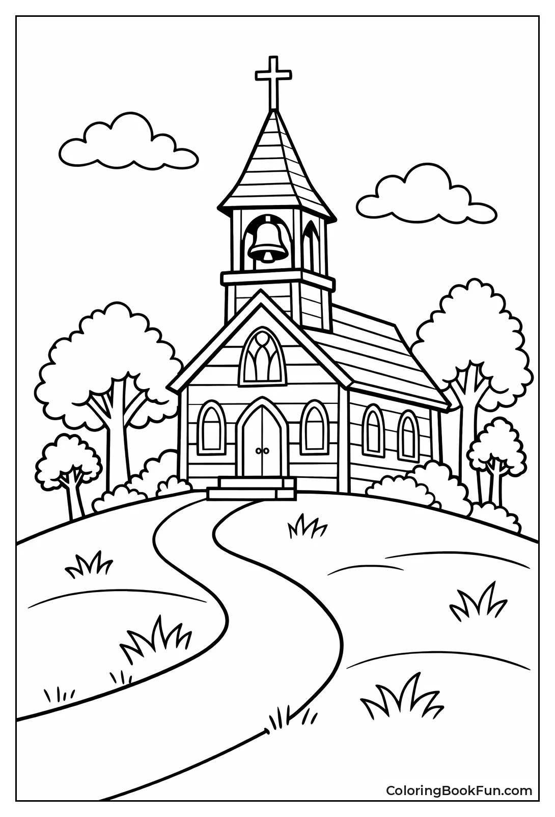 Chapel on Grassy Hilltop