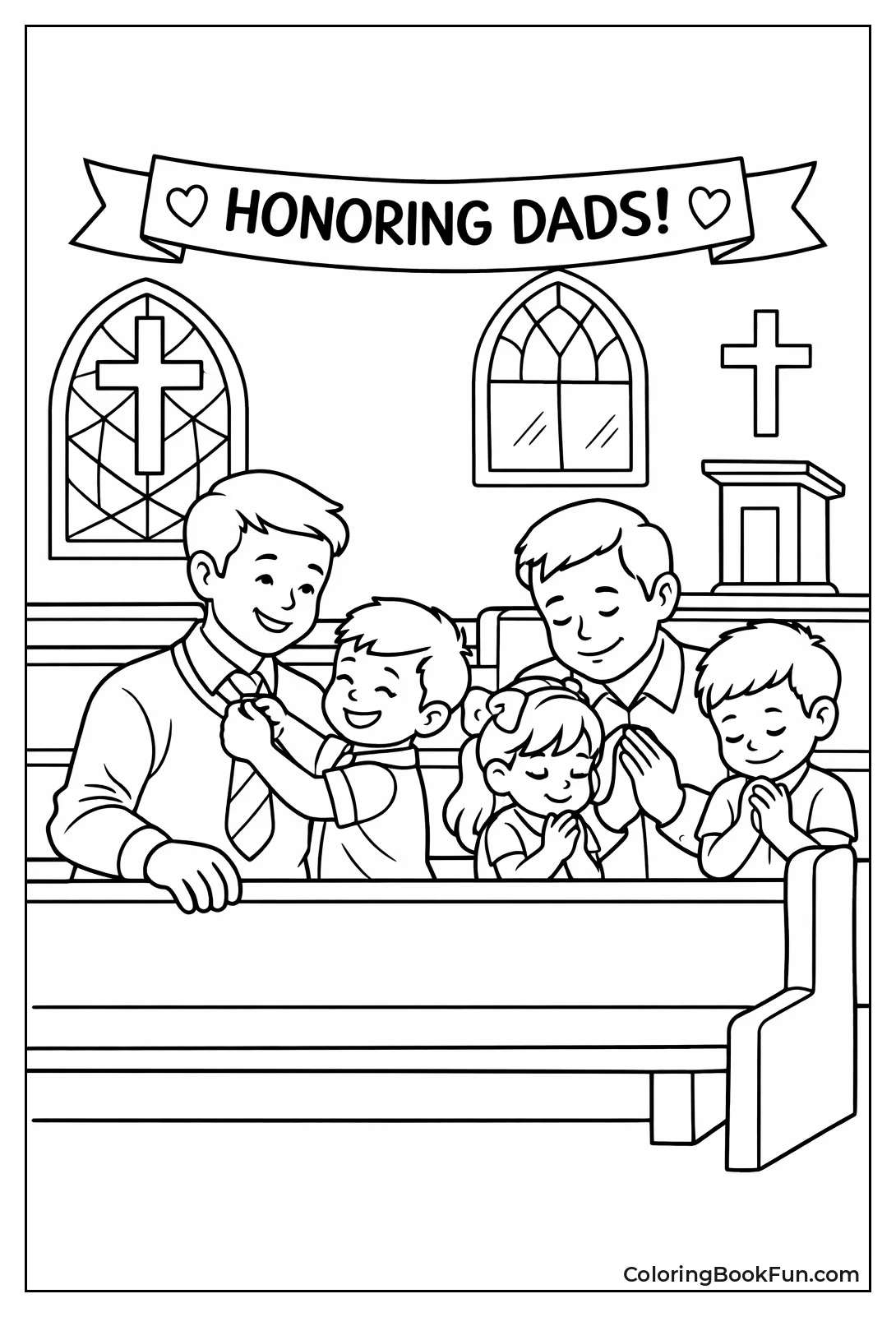 Dads Honored in Church