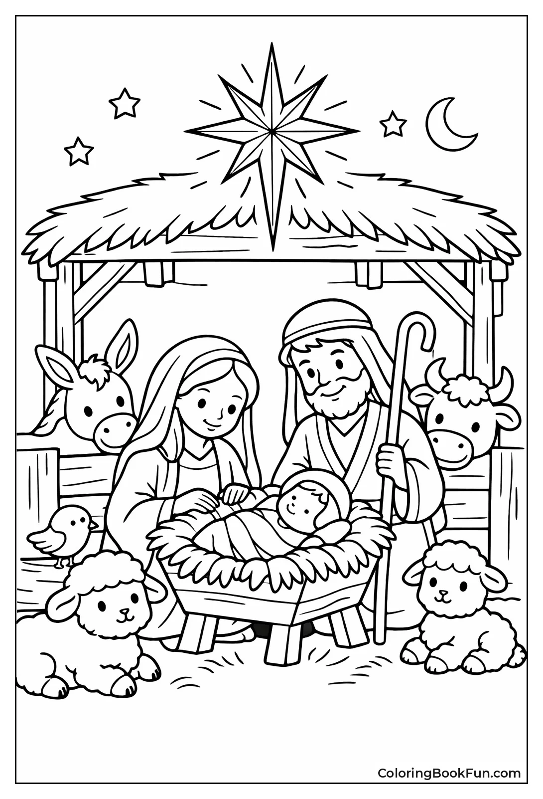 Nativity in Stable Manger