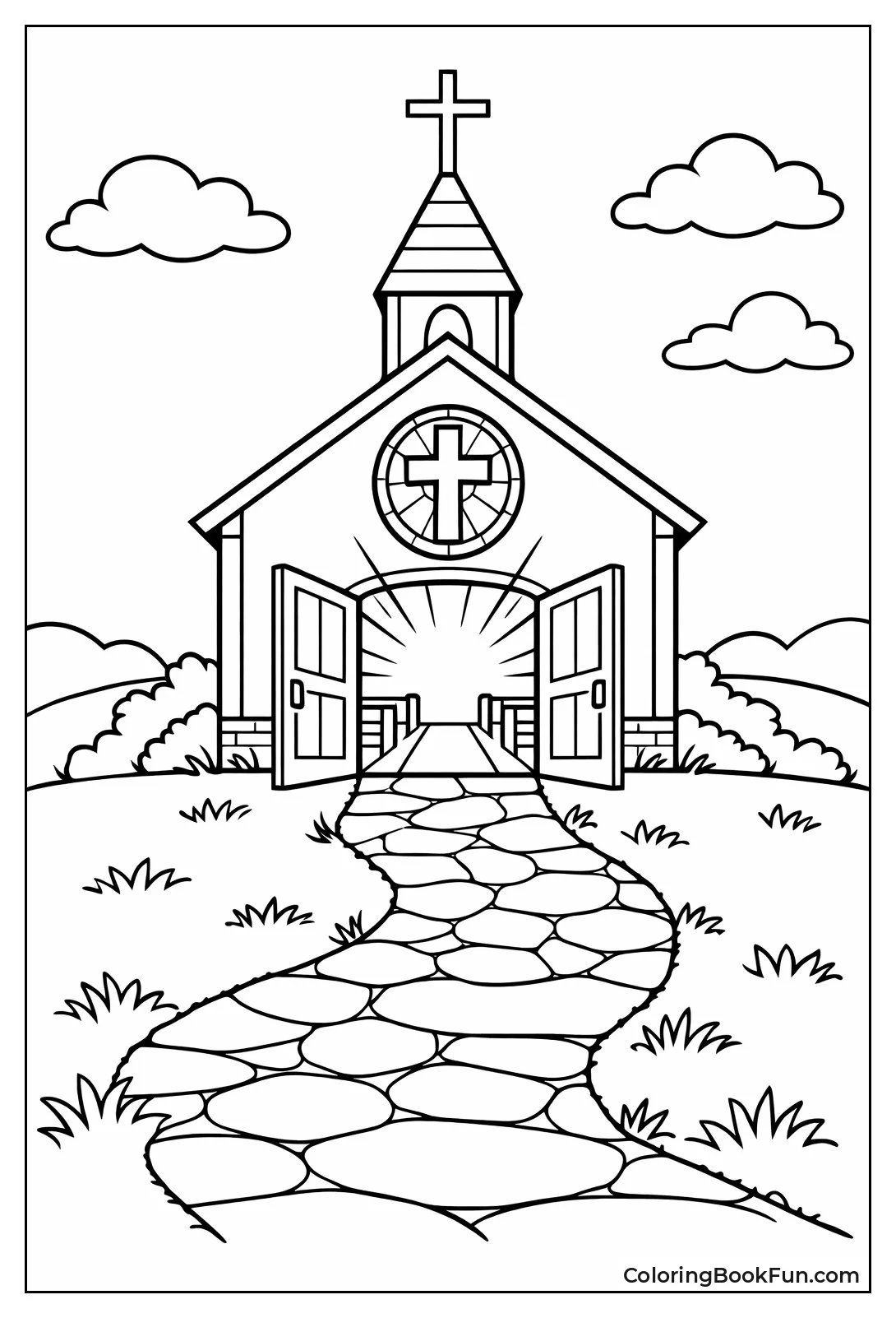 Church with Open Doors