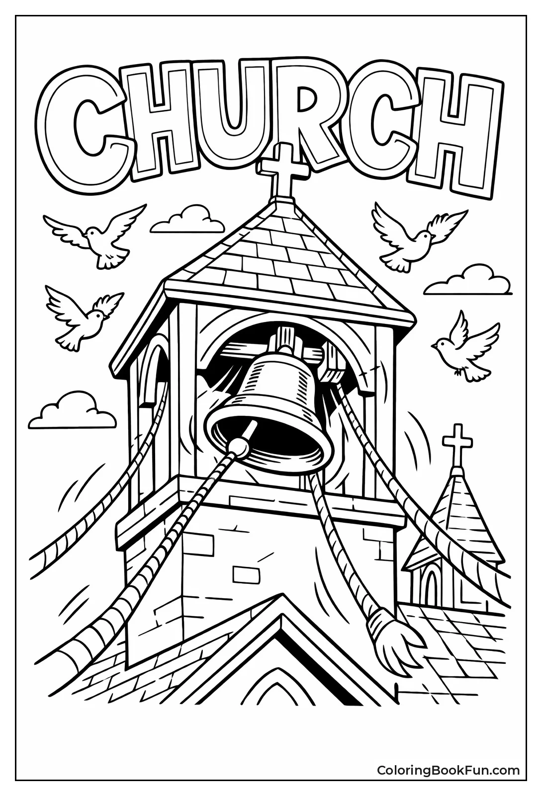 Ringing Bell in Tower