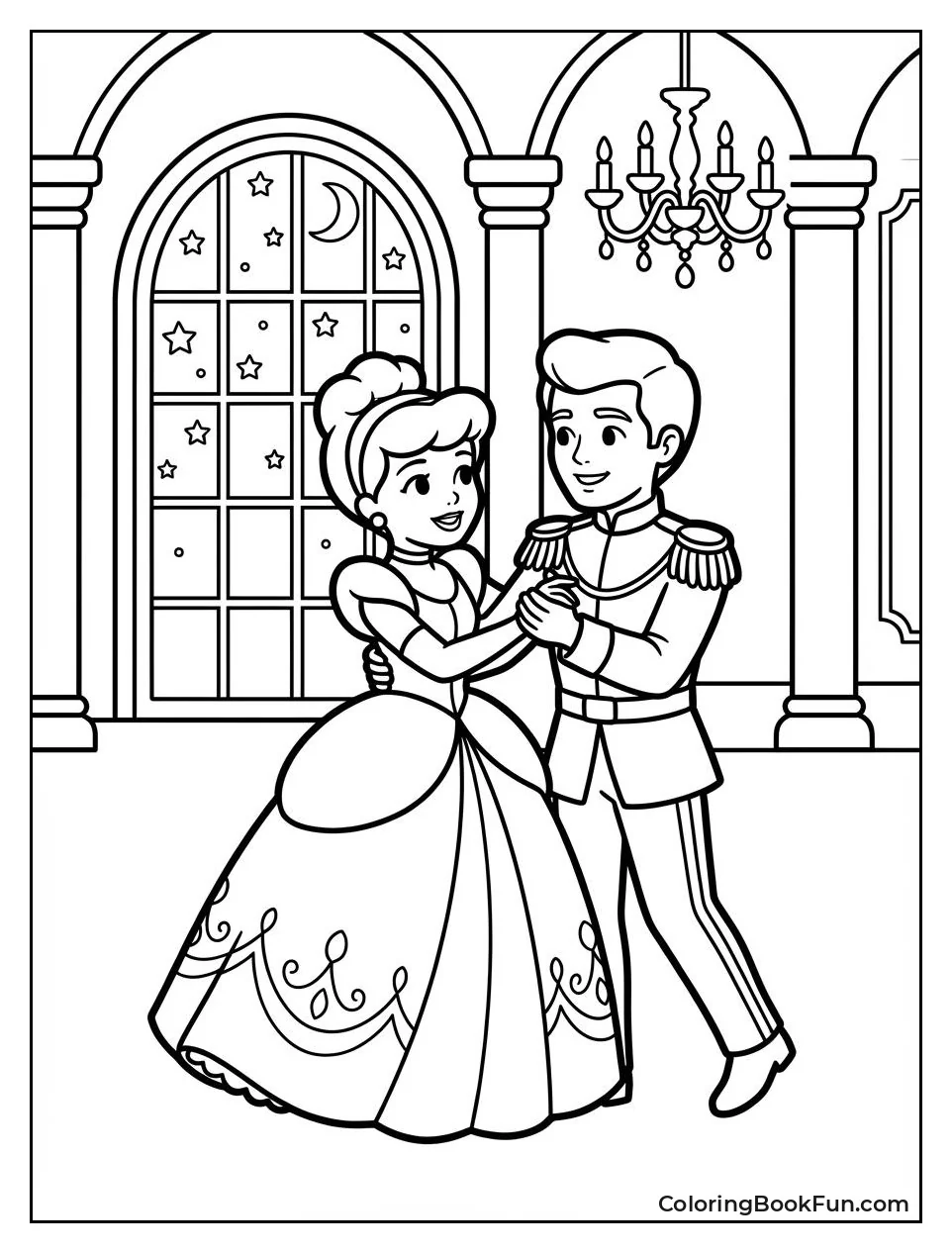 Cinderella Dances with Prince