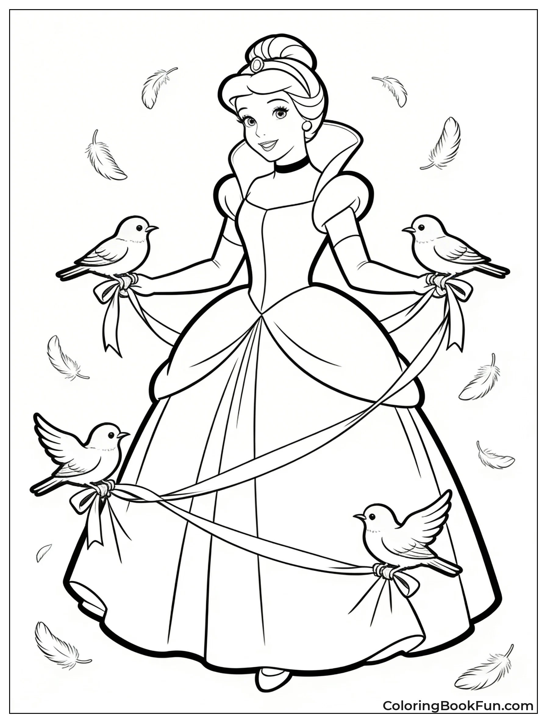 Birds Tie Dress Ribbons