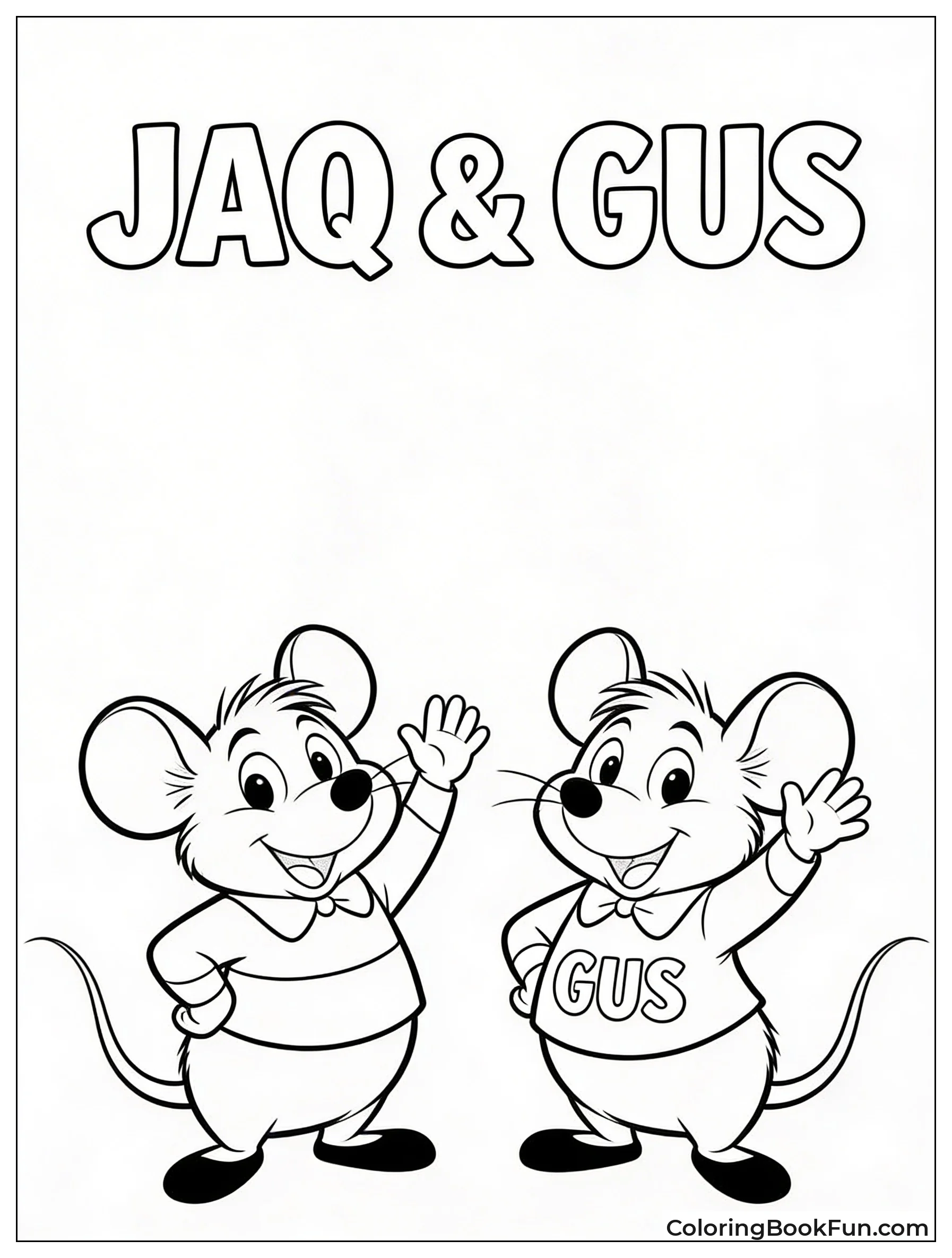 Jaq and Gus Wave Hello