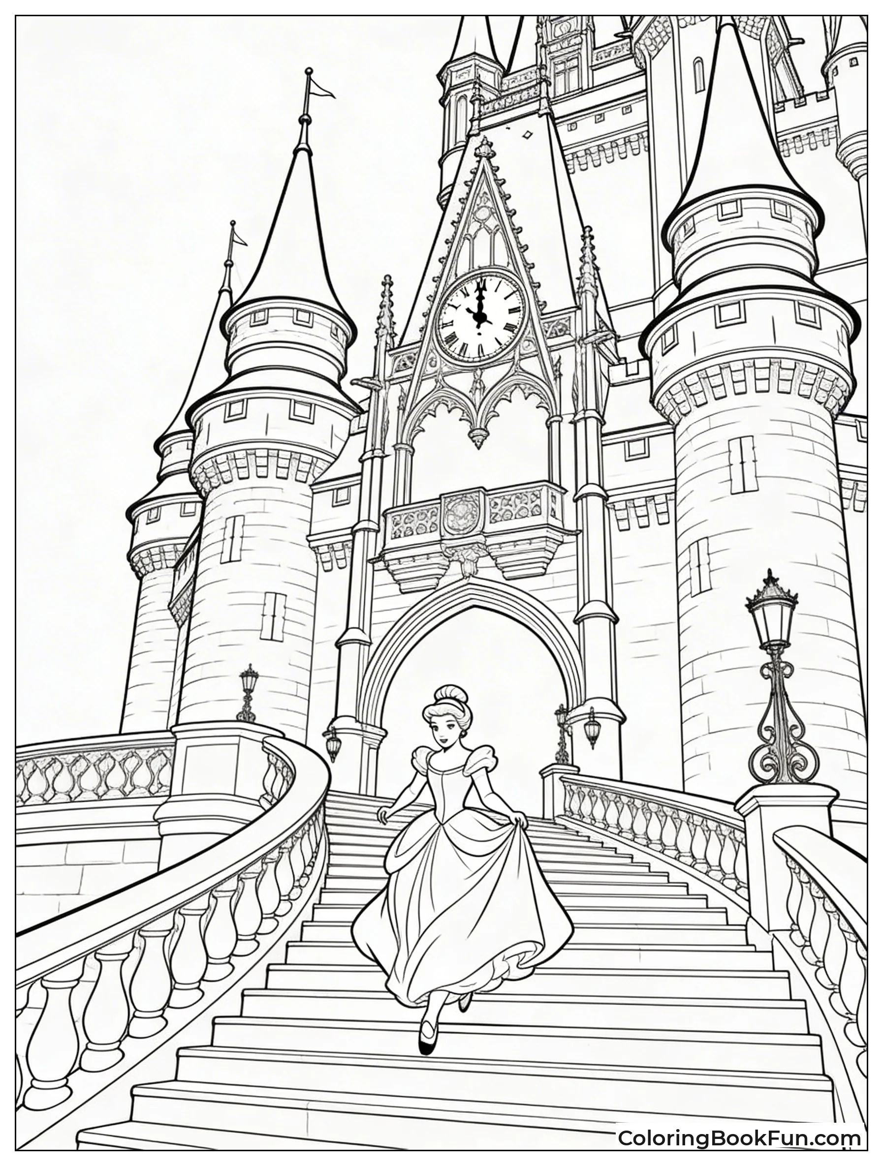 Cinderella Flees Midnight Clock
