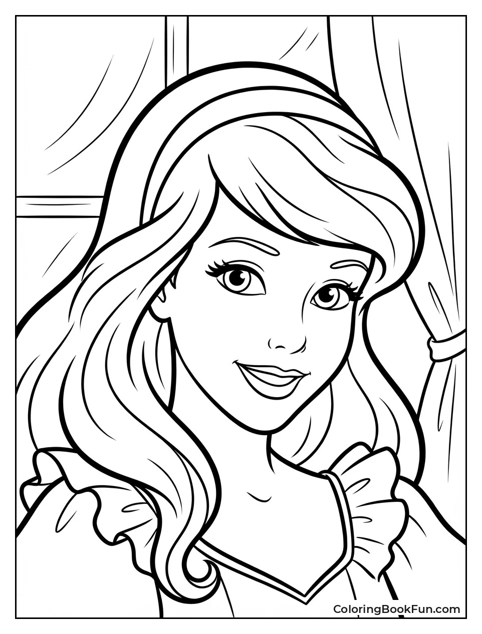 Cinderella Smiles Kindly Closeup