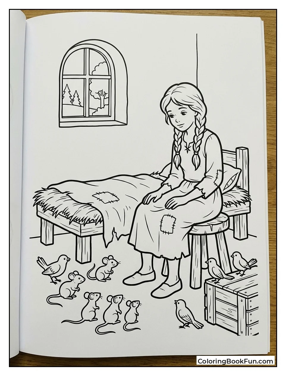 Cinderella in Attic Room