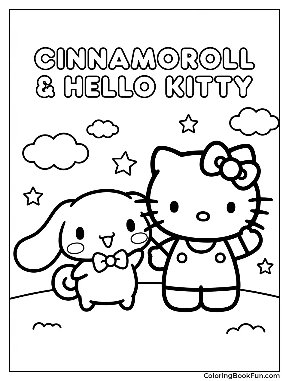 Cinnamoroll and Hello Kitty