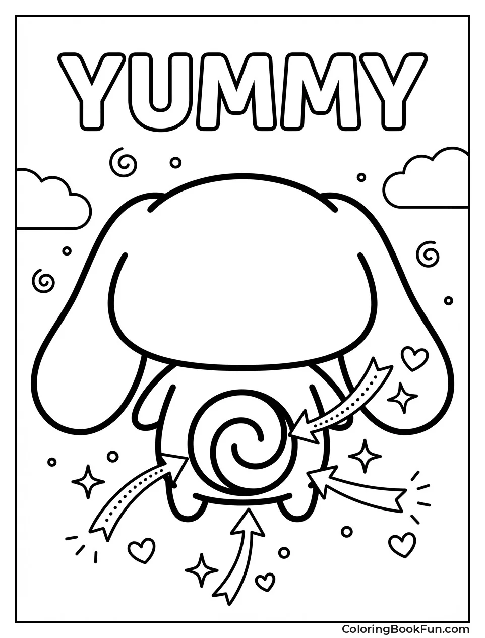 Curly Cinnamon Roll Tail