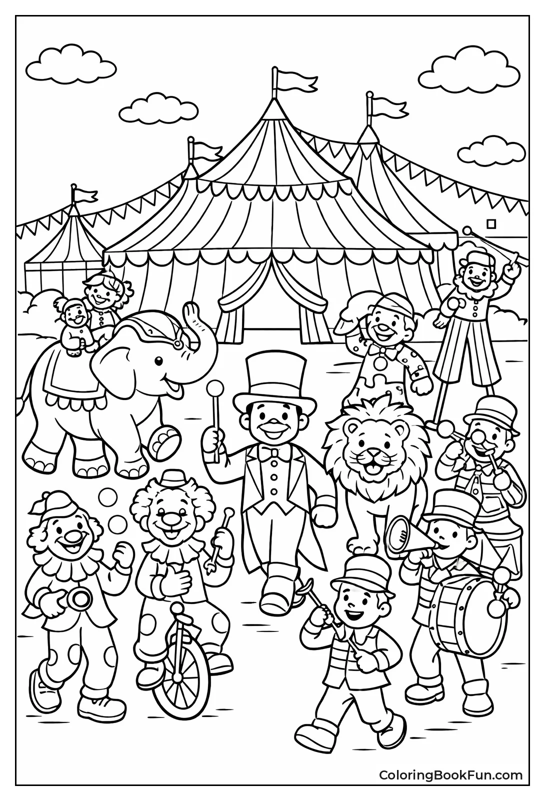 Elephant Parade to Big Top