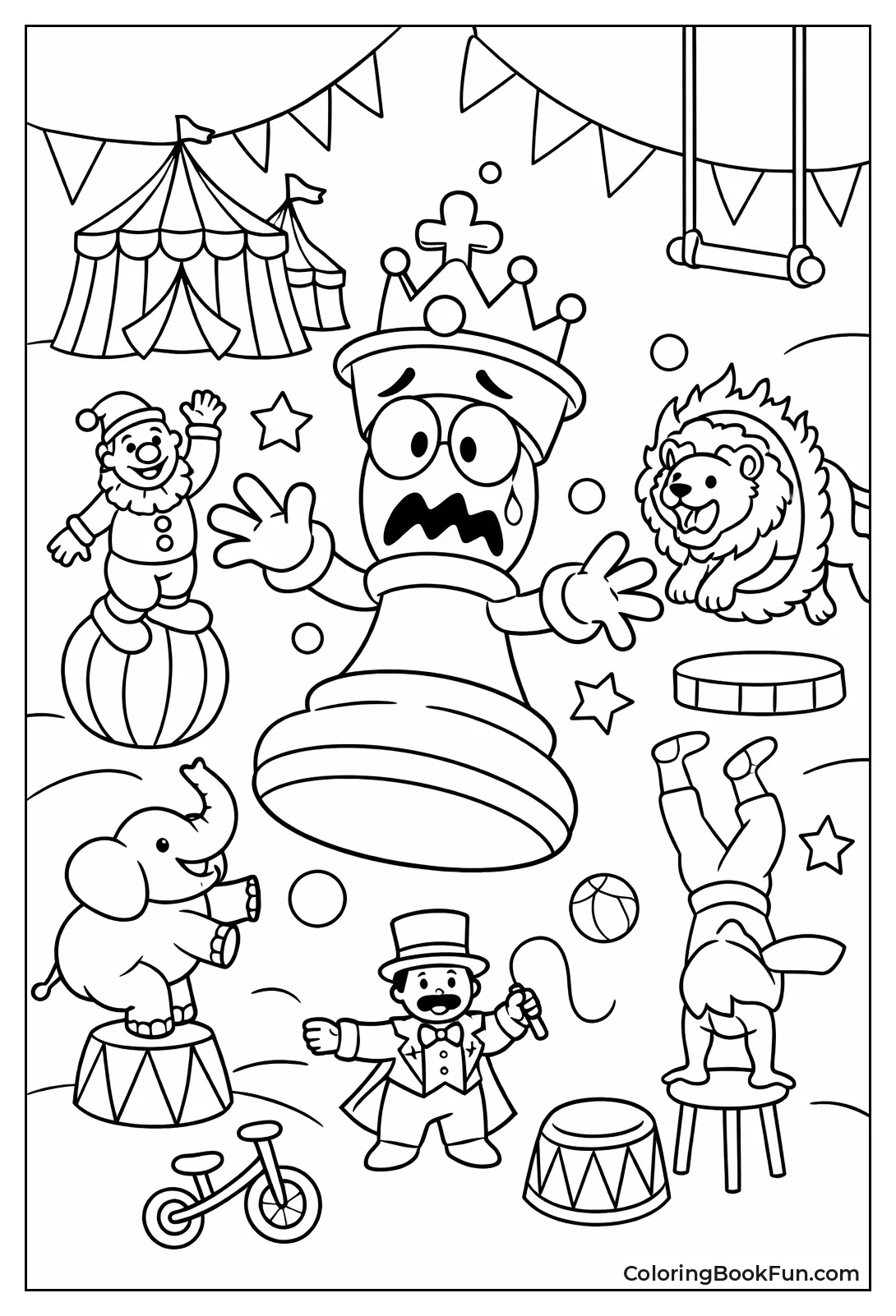 Kinger Floats in Weird Circus