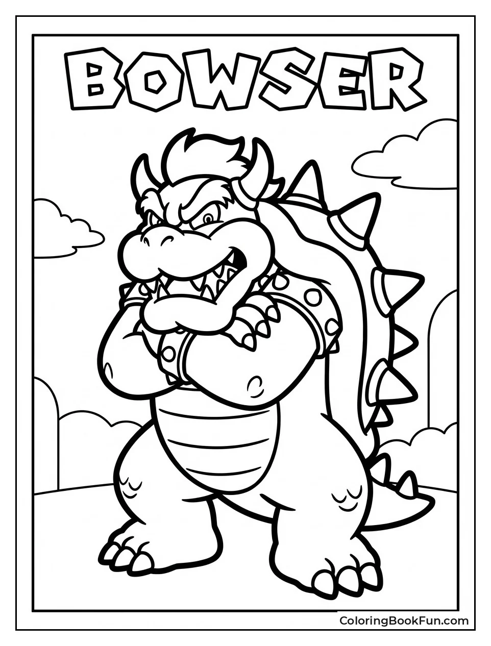 Bowser Stands Tall Confidently