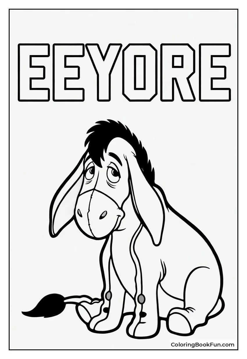 Eeyore Sits and Looks Back