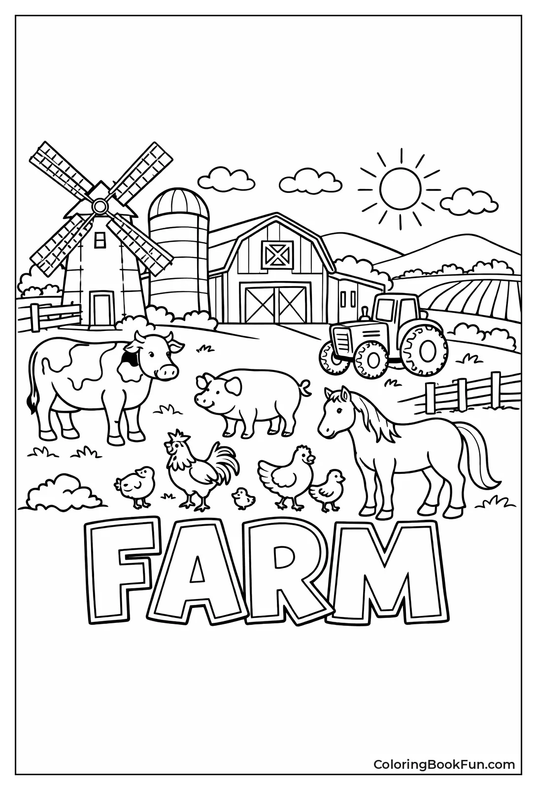 Classic Farm Skyline