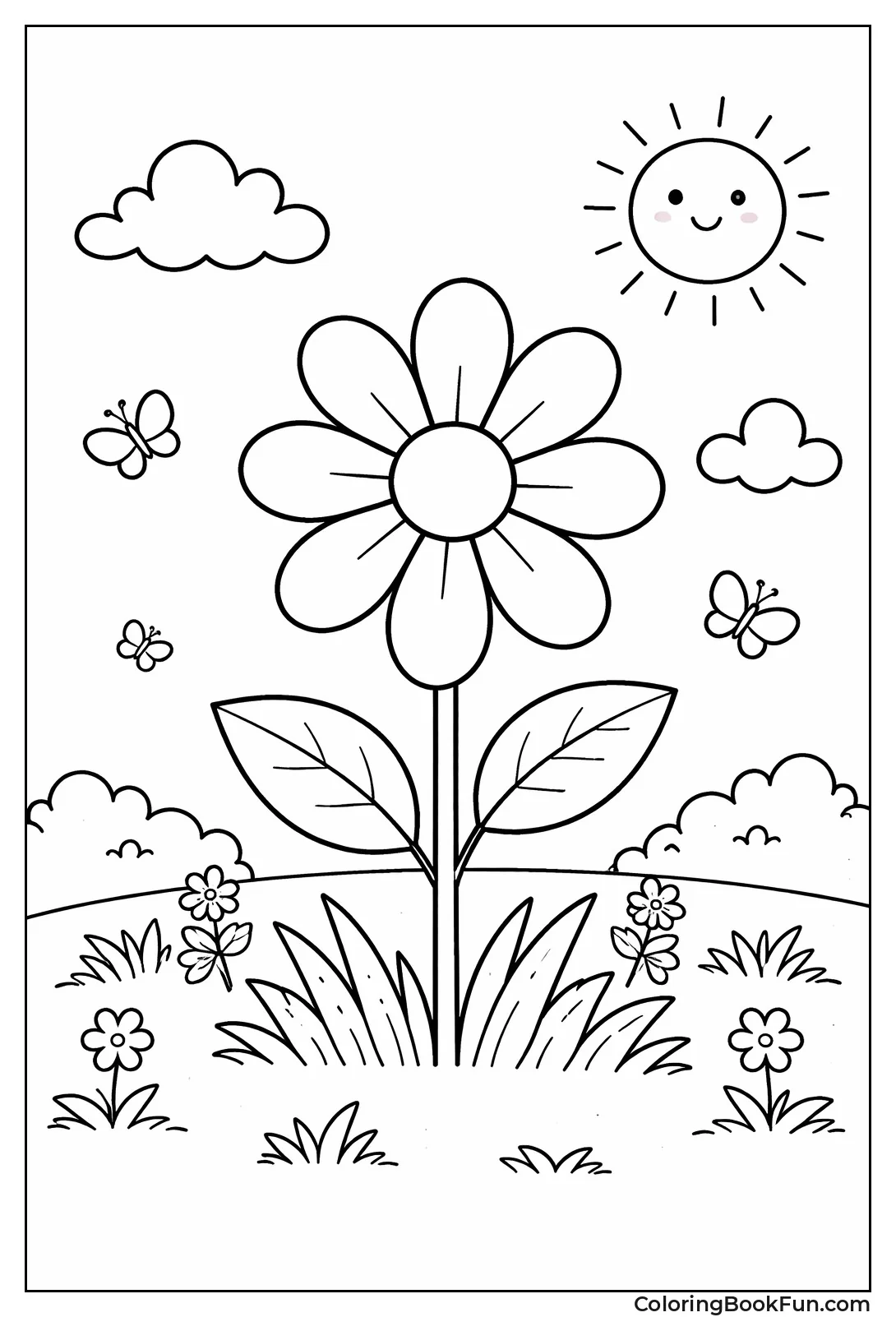 Classic Flower with Stem