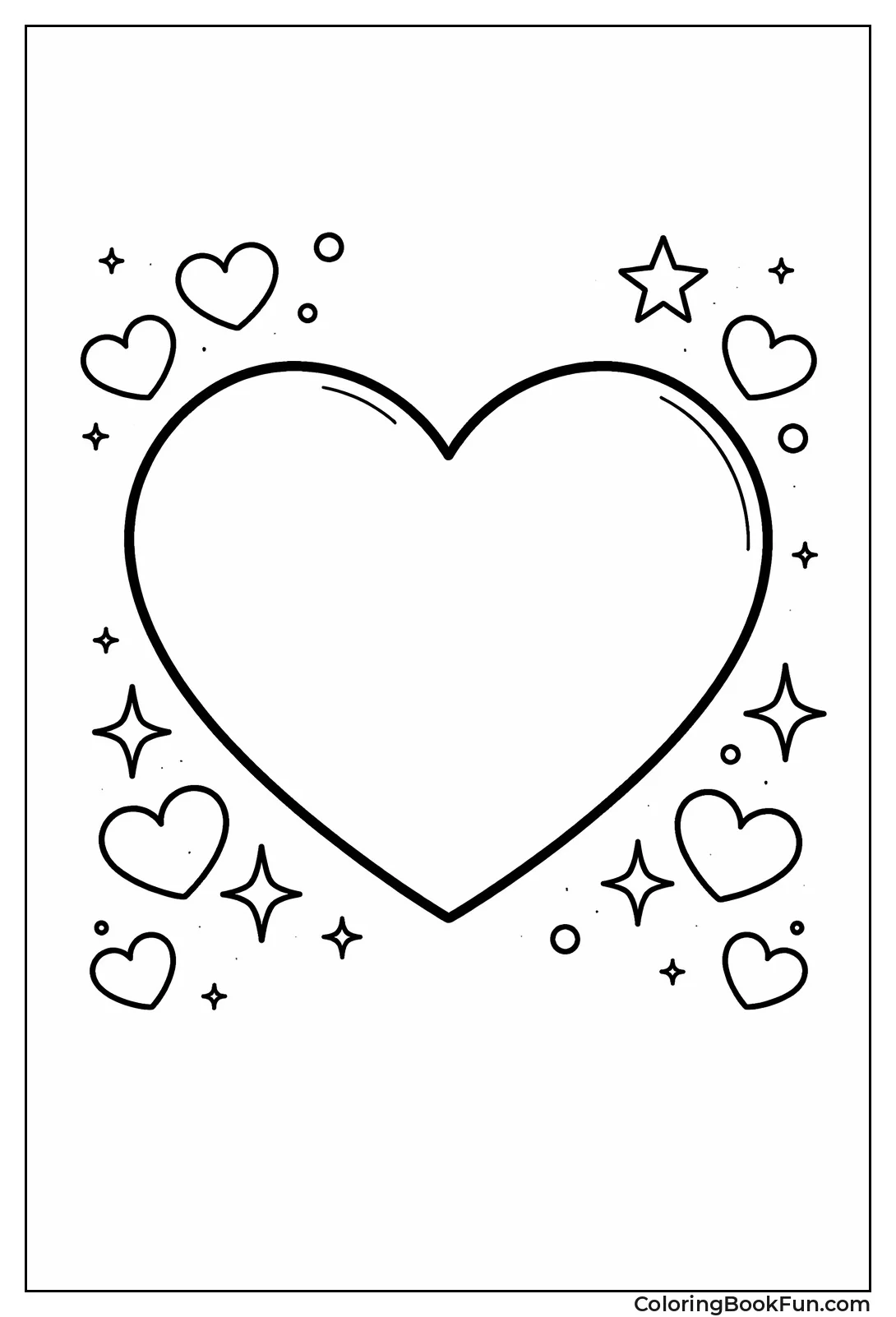 Bold Classic Heart Shape