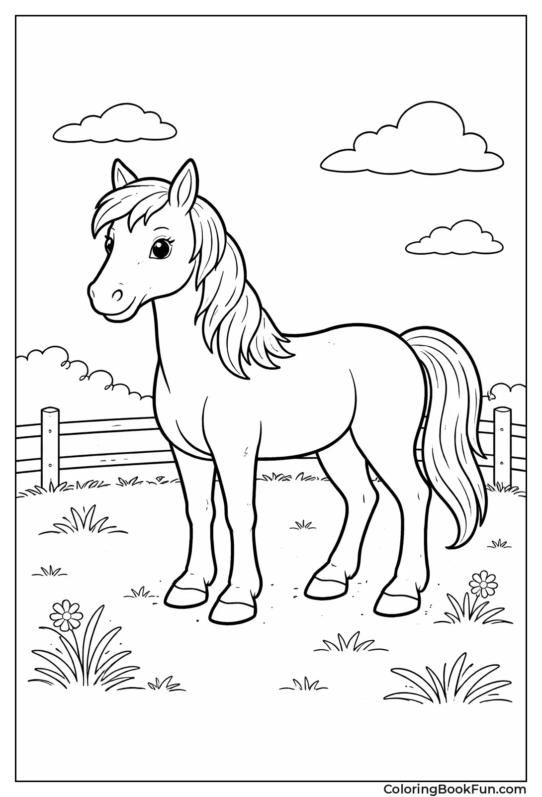 Classic Standing Horse