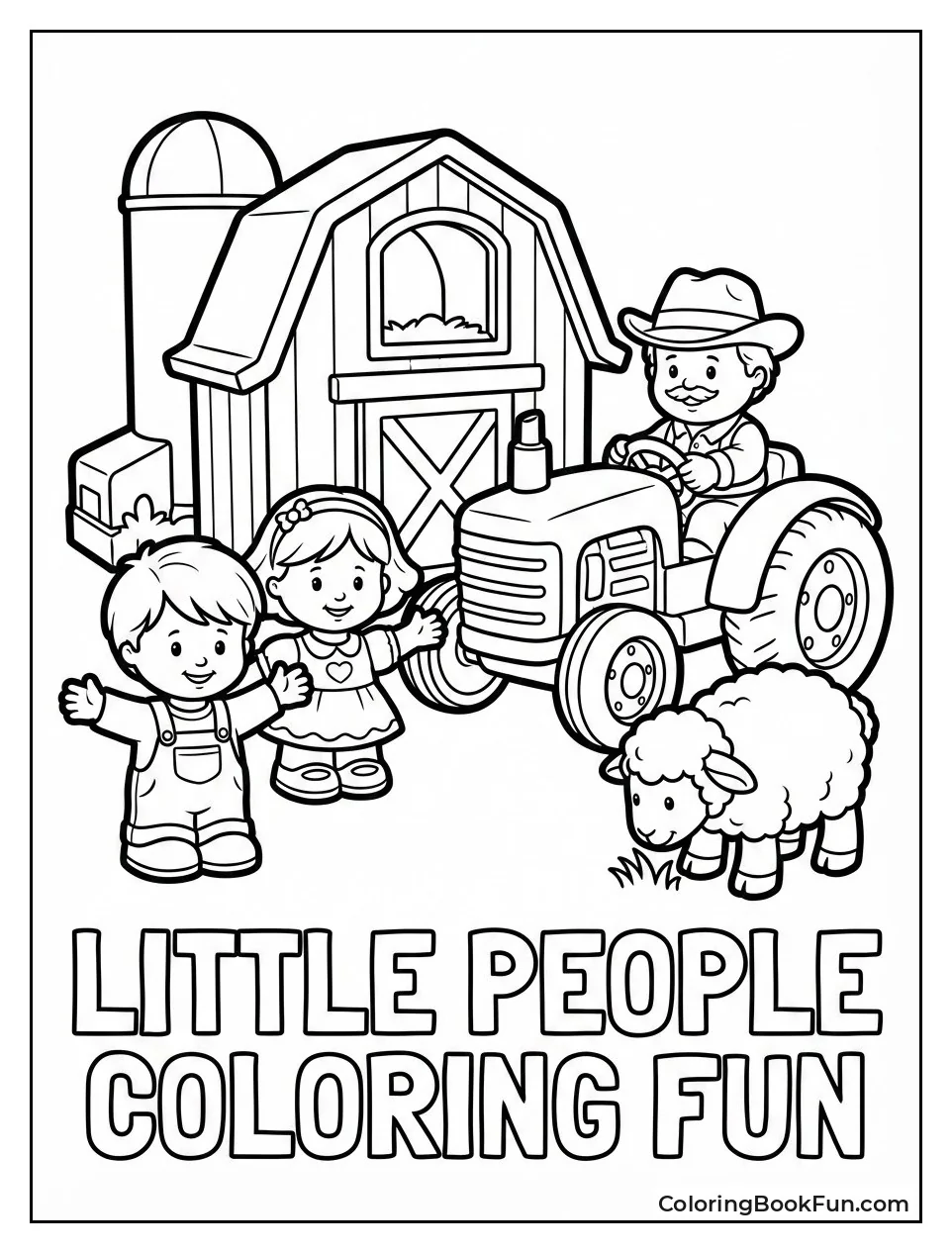 Classic Kids with Happy Animals