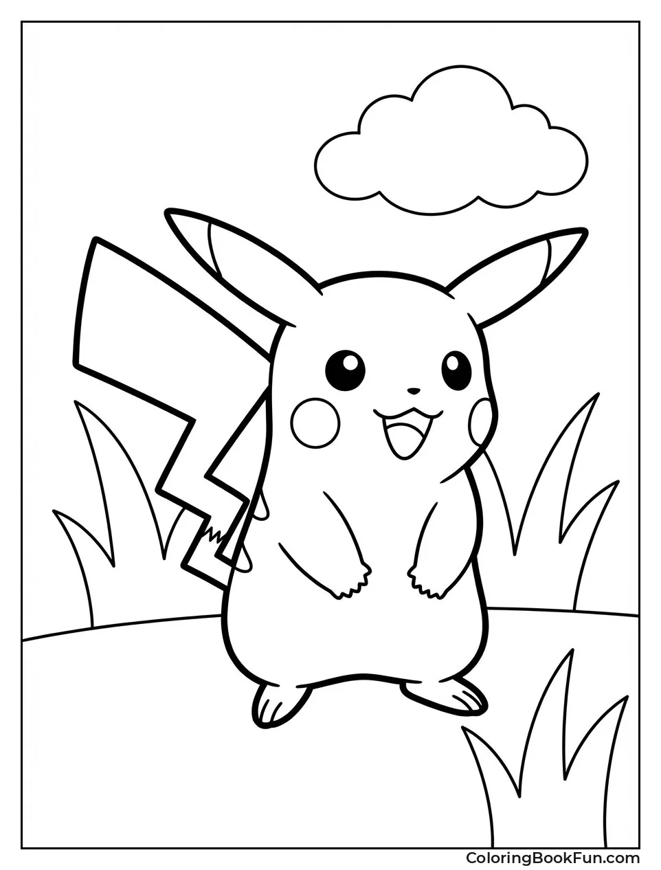 Classic Pikachu Stands Tall