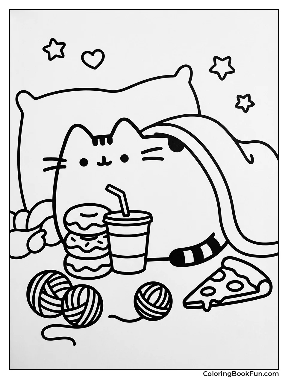 Classic Pusheen Playing