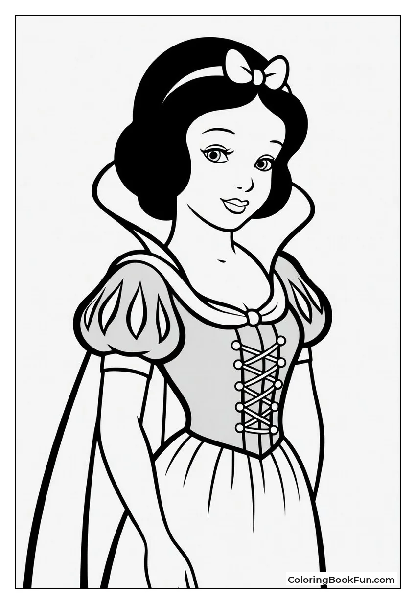 Snow White Wears Yellow Skirt