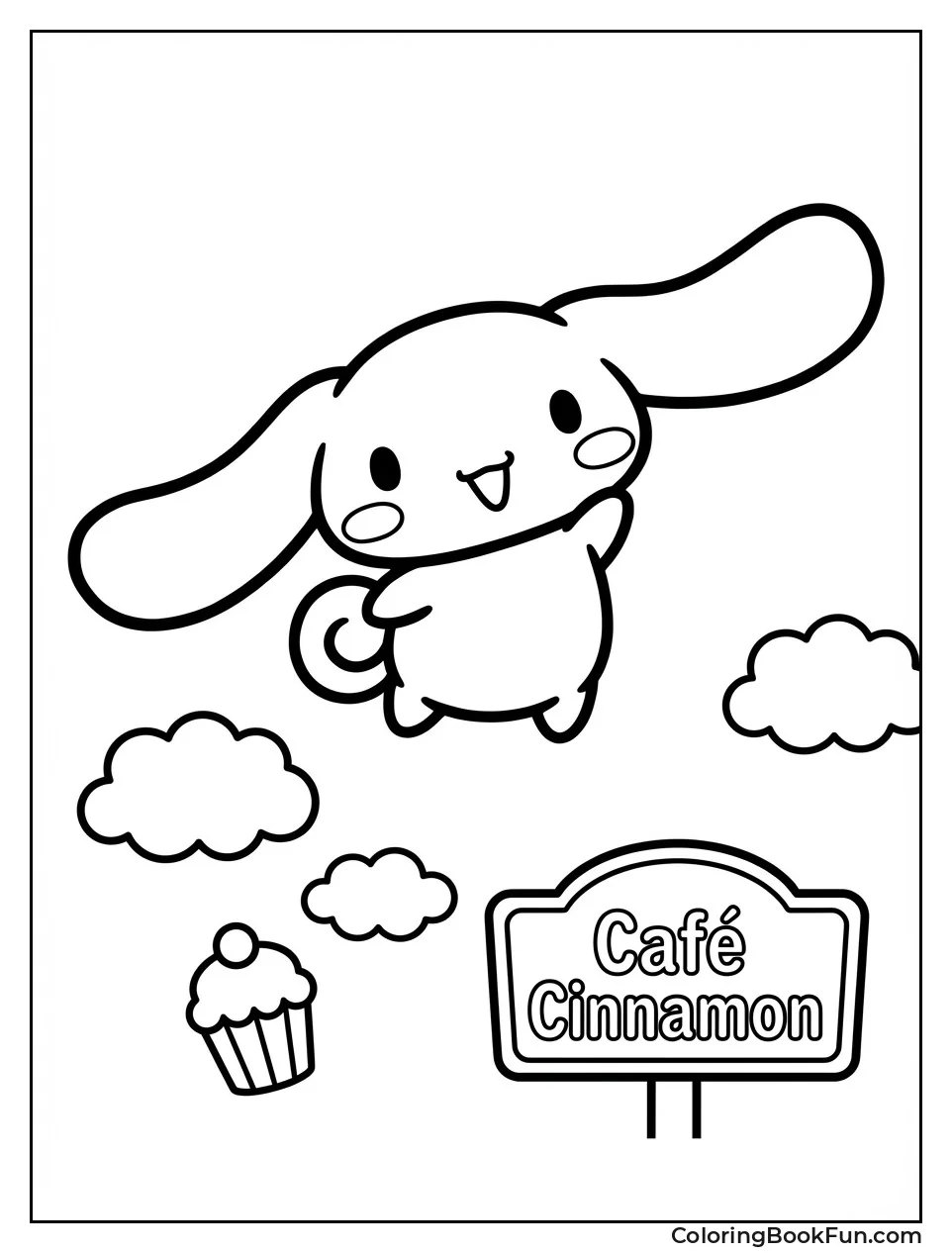 Clean Line Art Cinnamoroll