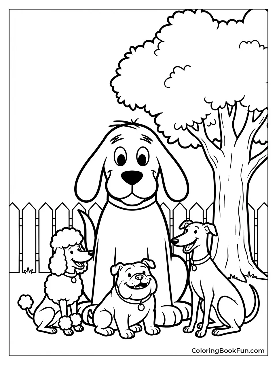 Clifford and Dog Friends