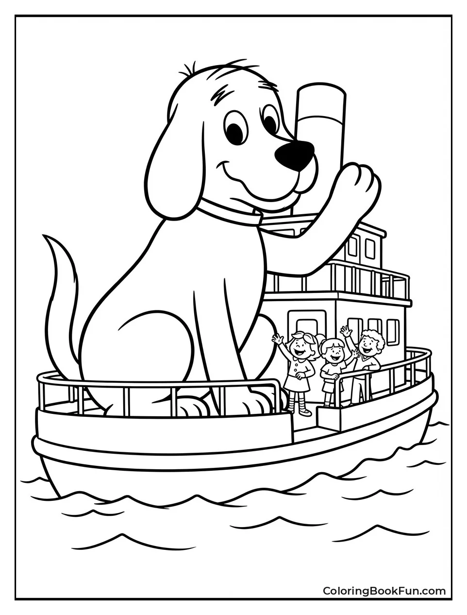 Clifford on Ferry Boat