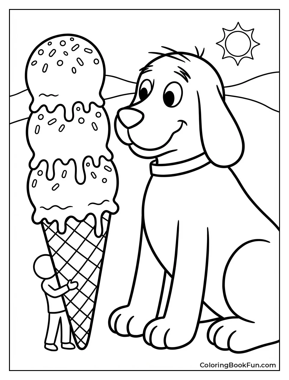 Clifford Eyes Ice Cream