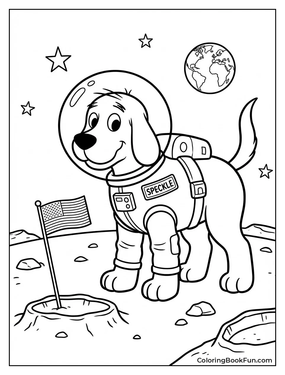 Clifford as Space Dog