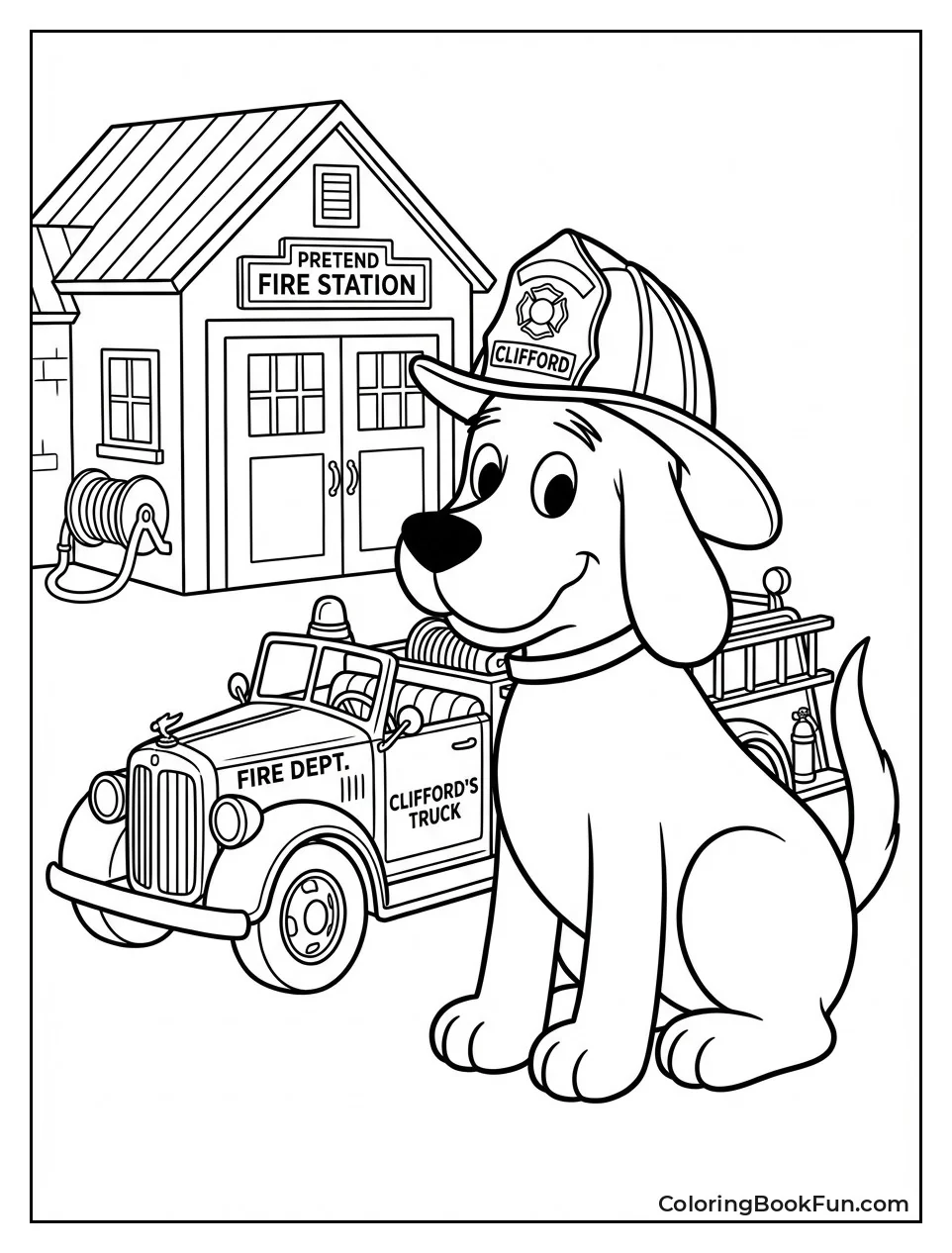 Clifford as Fire Dog