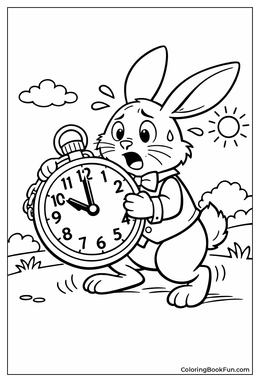 Late Rabbit with Watch