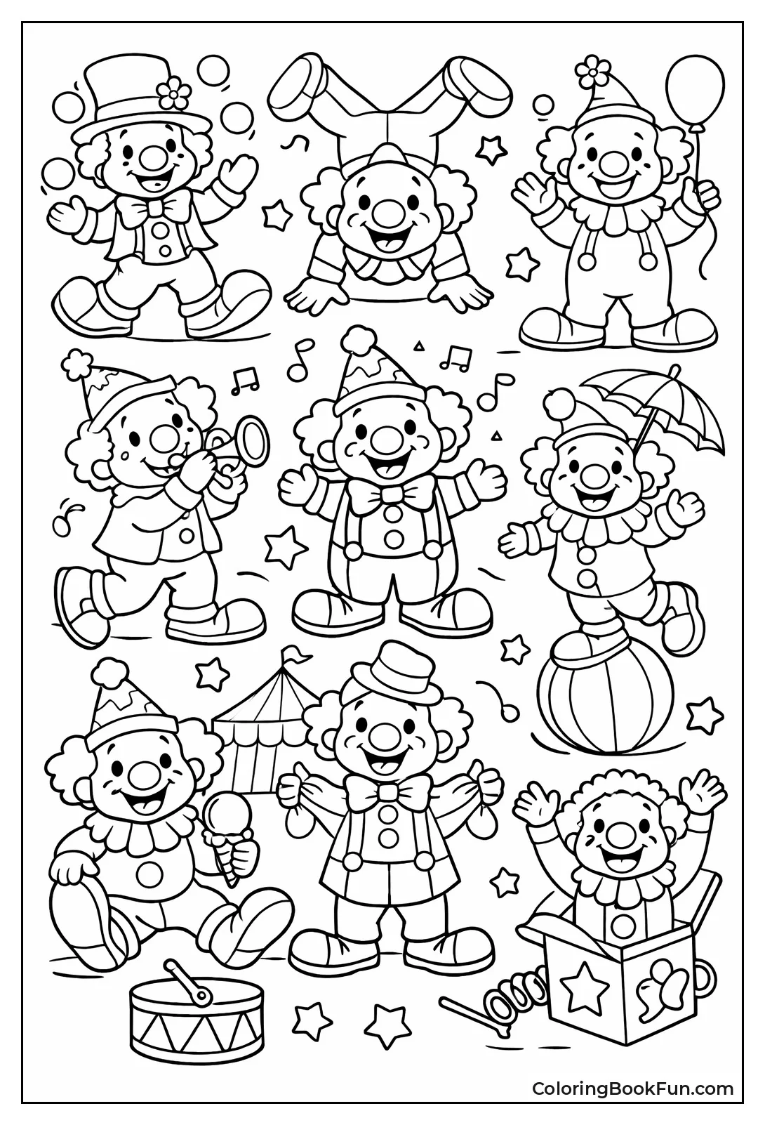 Collection of Clown Icons