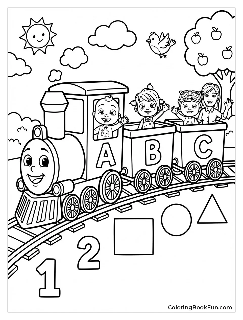 Kids Ride ABC Train