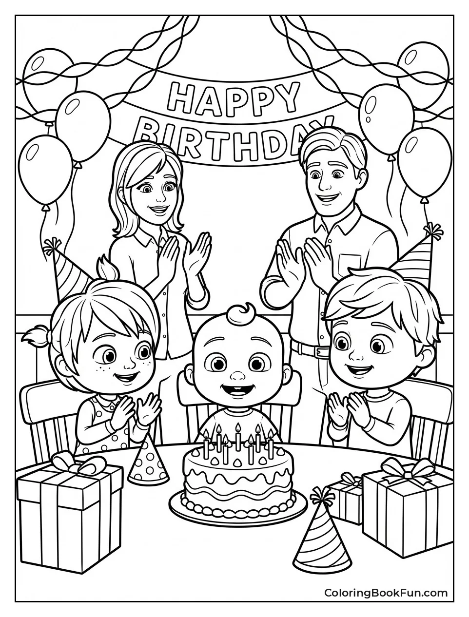 Kids Open Birthday Gifts