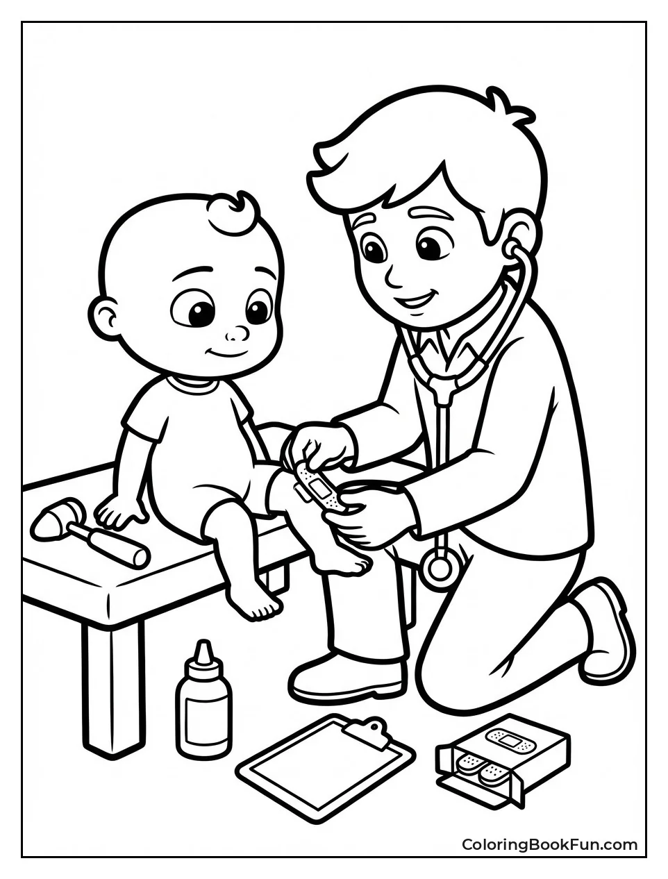 Doctor Fixes Boo Boo