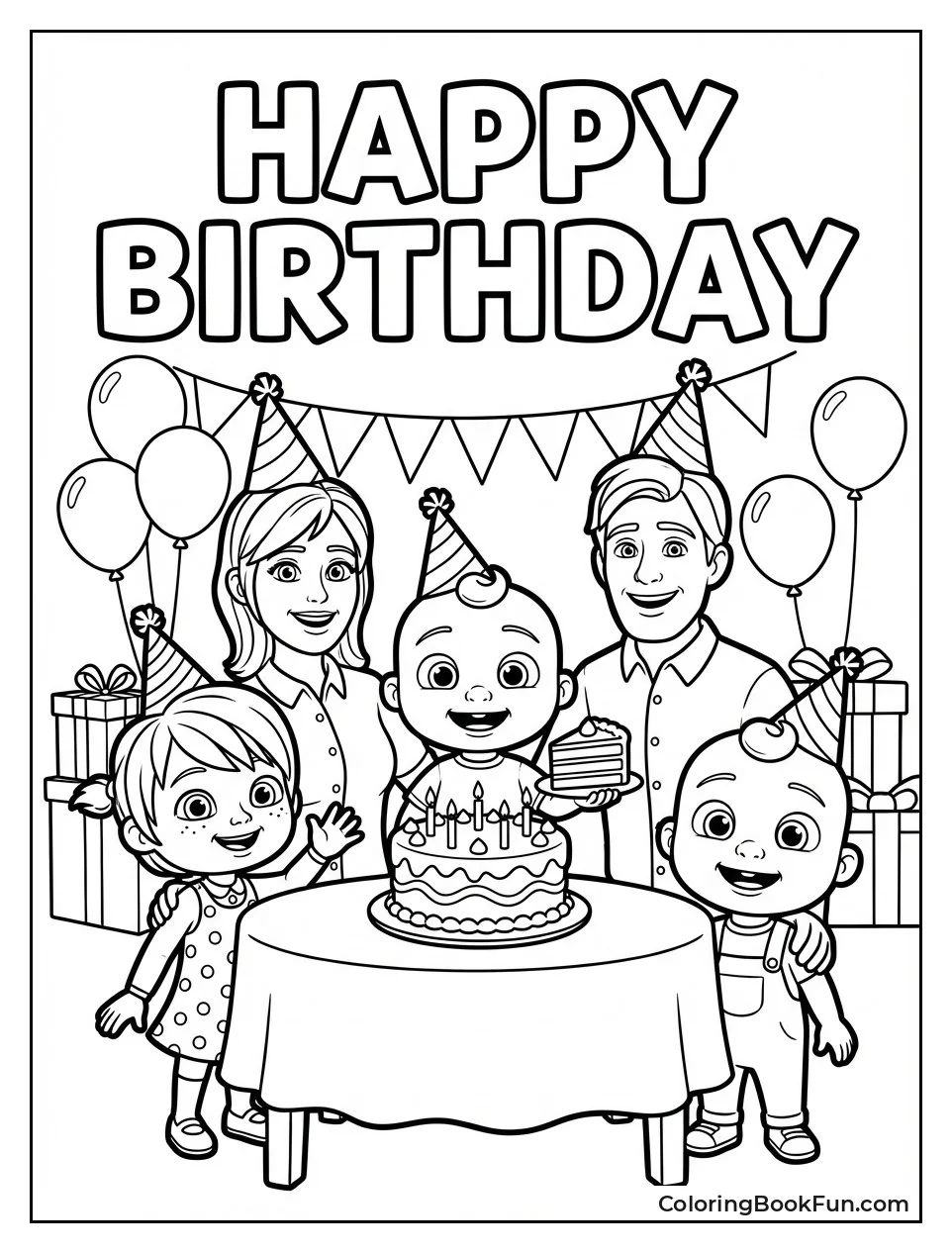 Family Sings Happy Birthday