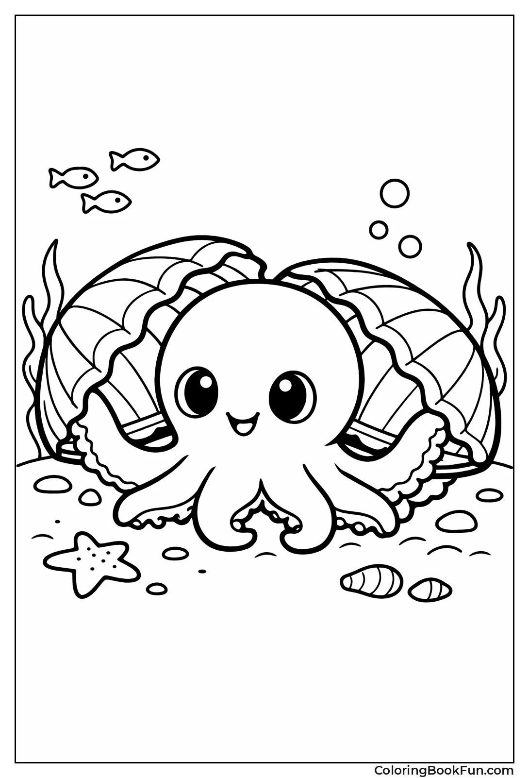 Coconut Shell Octopus