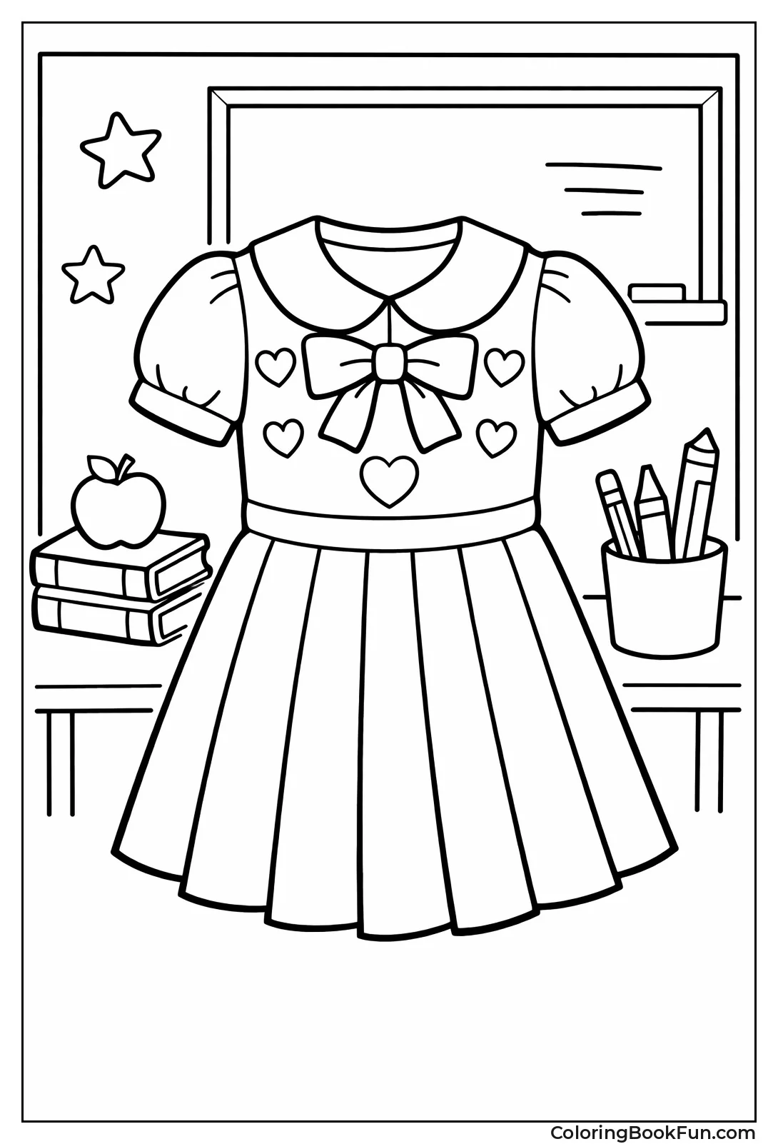 Collared School Dress