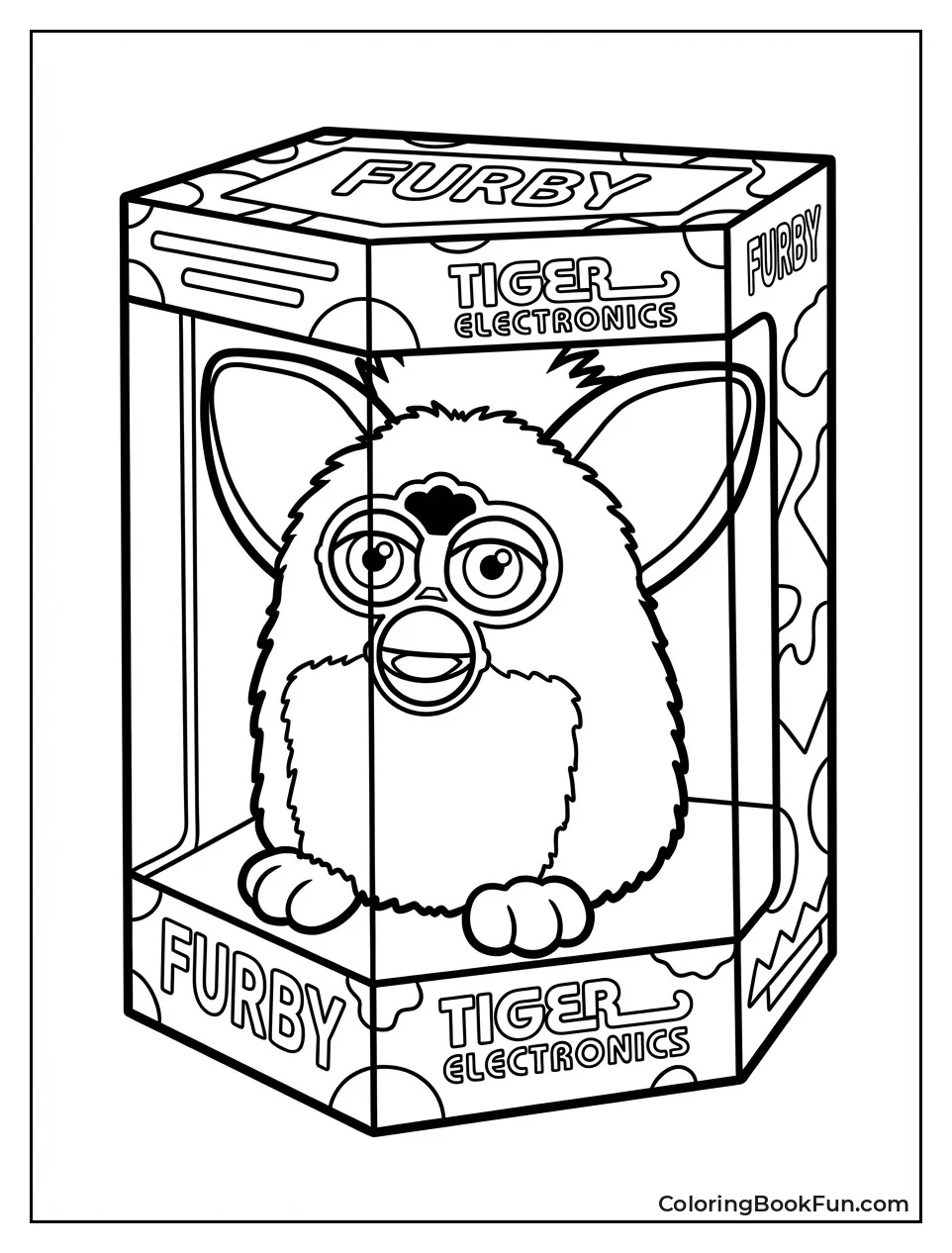 Furby in Box Packaging